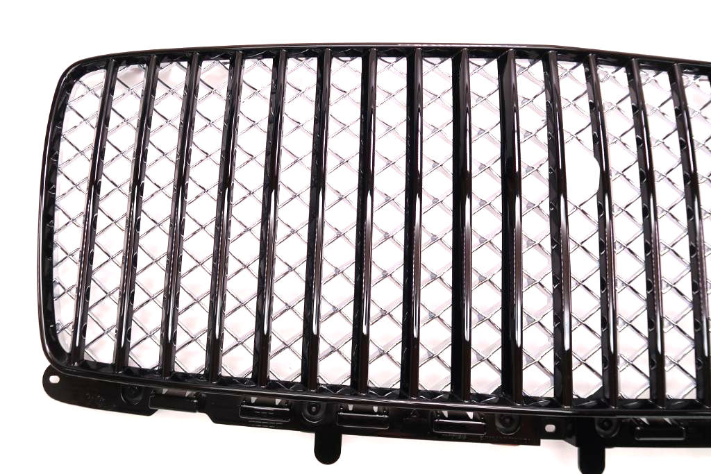 Bentley Bentayga Ewb Azure front black radiator grille + chrome inserts #2552