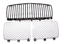 Load image into Gallery viewer, Bentley Bentayga Ewb Azure front black radiator grille + chrome inserts #2552