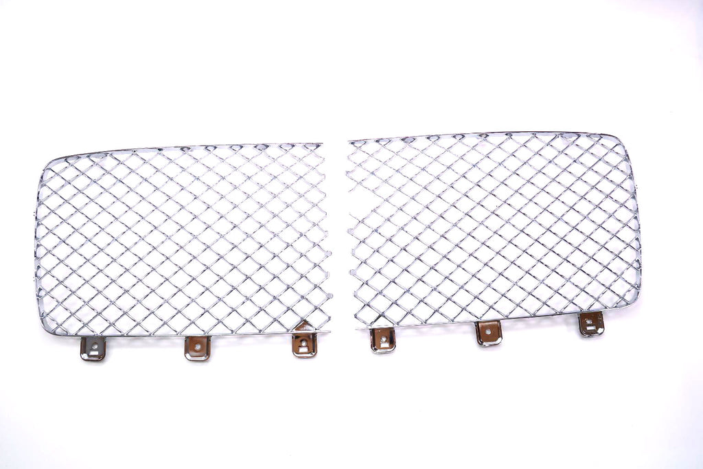 Bentley Bentayga Ewb Azure front black radiator grille + chrome inserts #2552
