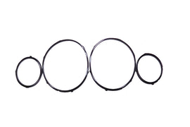 Bentley Mulsanne black headlight rings 4pcs #2573