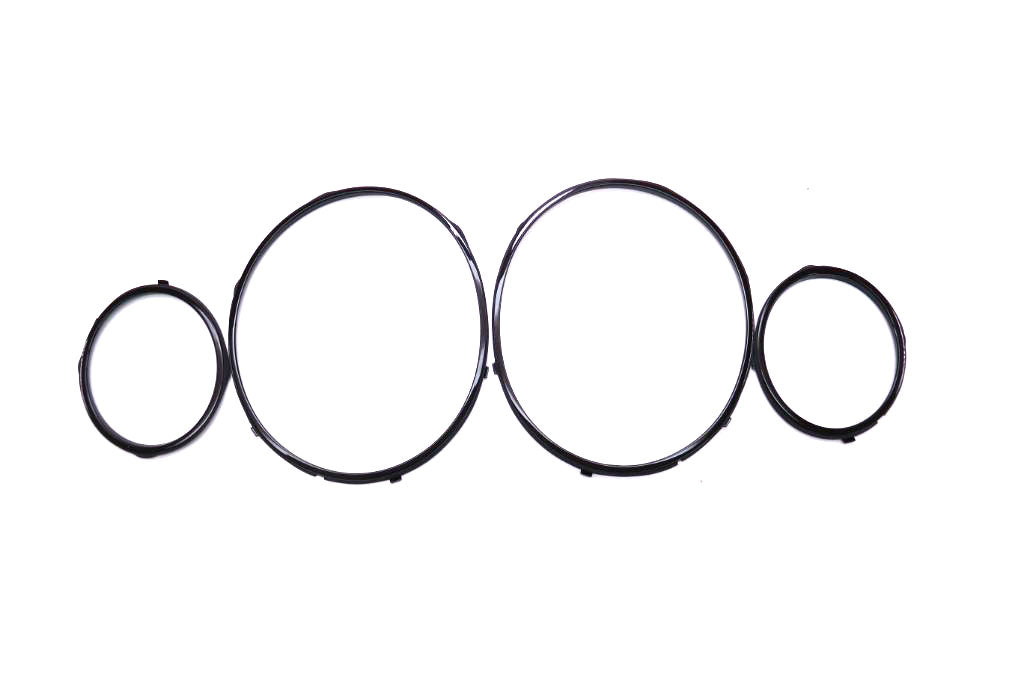Bentley Mulsanne black headlight rings 4pcs #2573