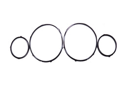 Bentley Mulsanne black headlight rings 4pcs #2573