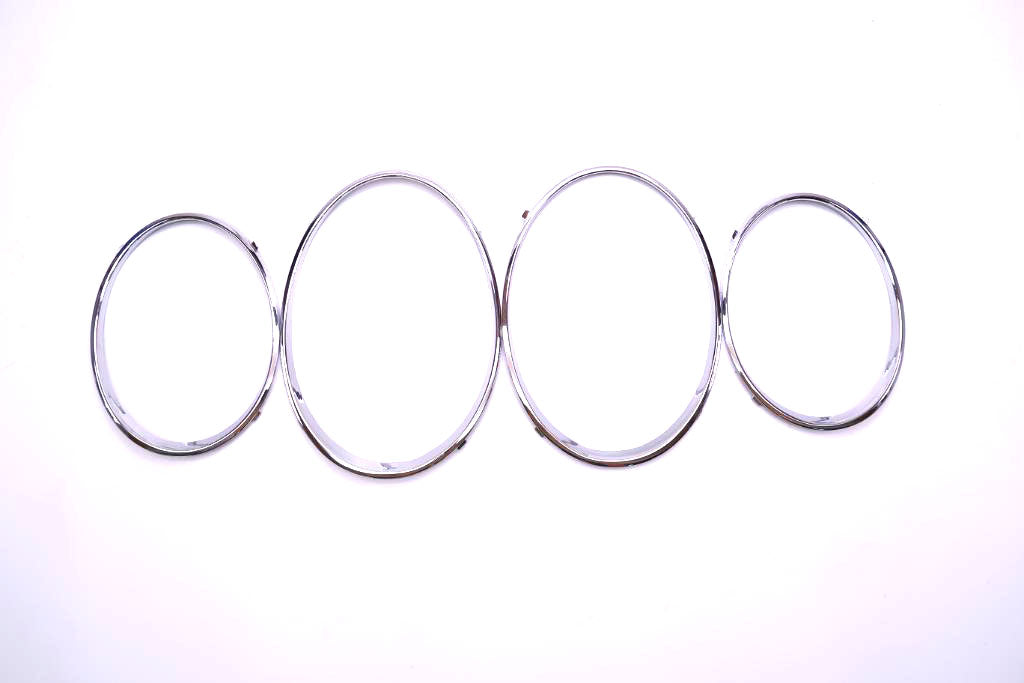 Bentley Flying Spur chrome headlight rings 4pcs #2583