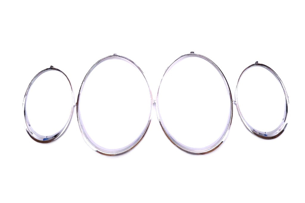 Bentley Gt Gtc chrome headlight rings 4pcs #2588