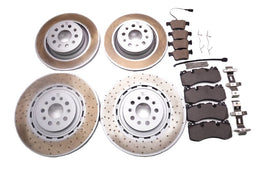 Maserati Levante S Modena front rear brake pads rotors TopEuro #2678