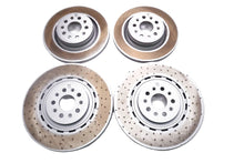 Load image into Gallery viewer, Maserati Levante S Modena front rear brake disc rotors TopEuro #2679