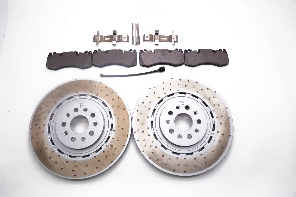 Maserati Levante S Modena front brake pads rotors TopEuro #2680