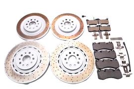 Maserati Ghibli 3.8 Trofeo front rear brake pads rotors TopEuro #2689
