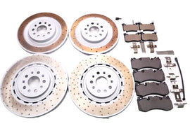 Maserati Ghibli 3.8 Trofeo front rear brake pads rotors TopEuro #2689