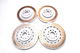 Maserati Ghibli 3.8 Trofeo front & rear brake disc rotors TopEuro #2690