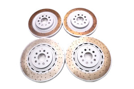Maserati Ghibli 3.8 Trofeo front & rear brake disc rotors TopEuro #2690