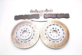 Maserati Ghibli 3.8 Trofeo front brake pads & rotors Low Dust TopEuro #2691