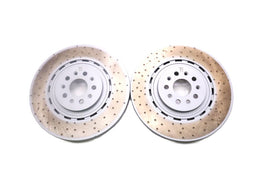 Maserati Ghibli 3.8 Trofeo front brake disc rotors 2pcs TopEuro #2692