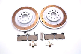 Maserati Ghibli 3.8 Trofeo rear brake pads rotors TopEuro #2694