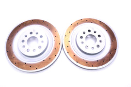 Maserati Ghibli 3.8 Trofeo rear brake disc rotors 2pcs TopEuro #2695
