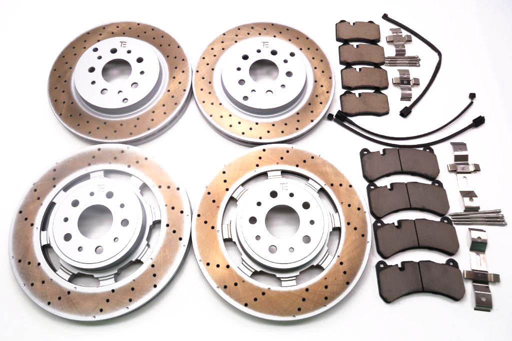 Maserati GranTurismo Gran Turismo Gt front rear brake pads rotors TopEuro #2531