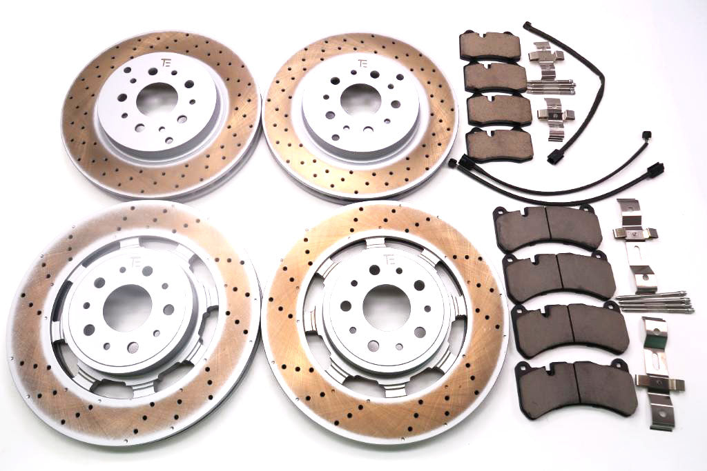 Maserati GranTurismo Gran Turismo Gt front rear brake pads rotors TopEuro #2531
