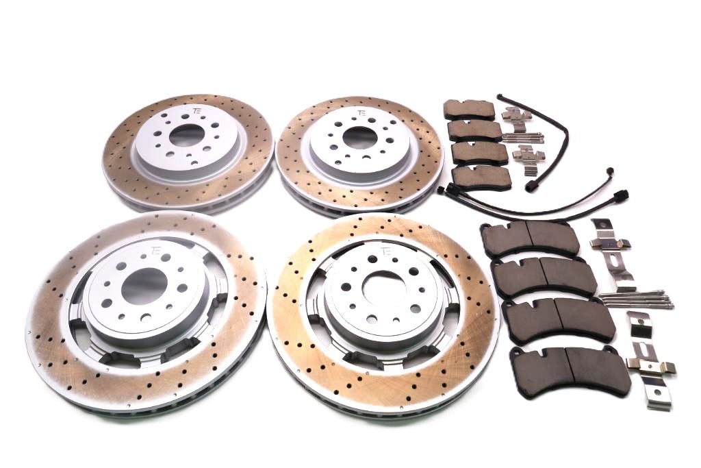 Maserati GranTurismo Gran Turismo Gt front rear brake pads rotors TopEuro #2531