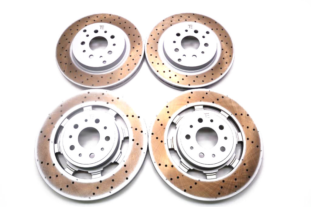 Maserati GranTurismo Gran Turismo Gt front rear brake disk rotors TopEuro #2532