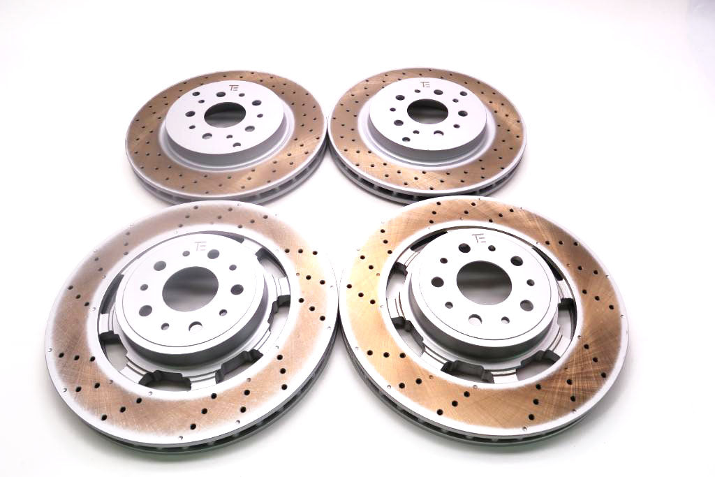 Maserati GranTurismo Gran Turismo Gt front rear brake disk rotors TopEuro #2532