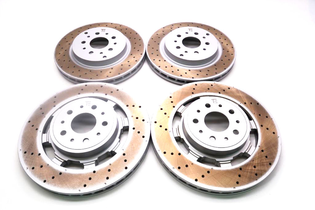 Maserati GranTurismo Gran Turismo Gt front rear brake disk rotors TopEuro #2532