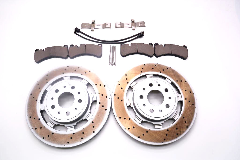 Maserati GranTurismo Gran Turismo Gt front brake pads rotors TopEuro #2533