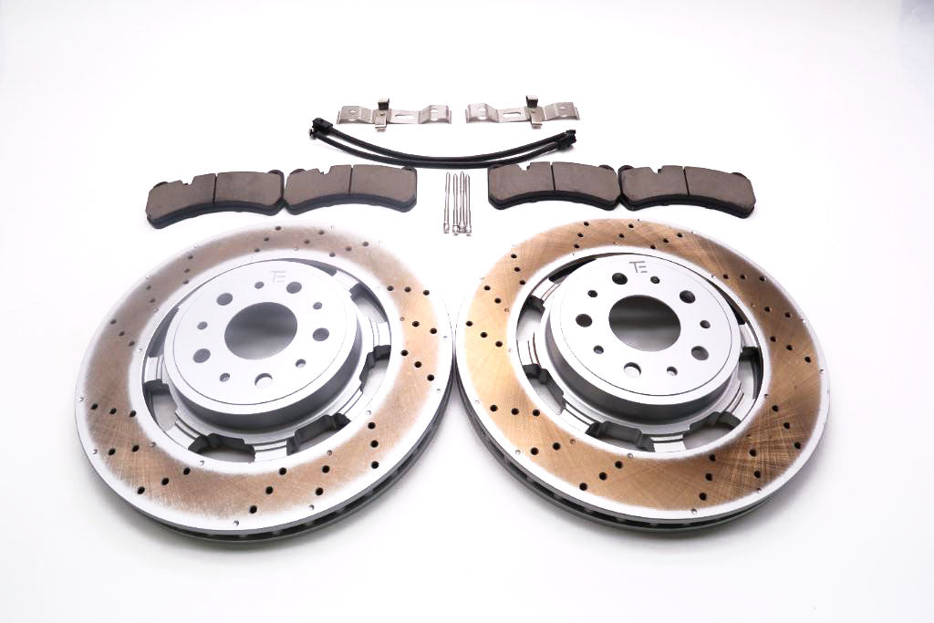 Maserati GranTurismo Gran Turismo Gt front brake pads rotors TopEuro #2533