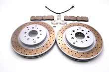 Load image into Gallery viewer, Maserati GranTurismo Gran Turismo Gt rear brake pads rotors TopEuro #2536