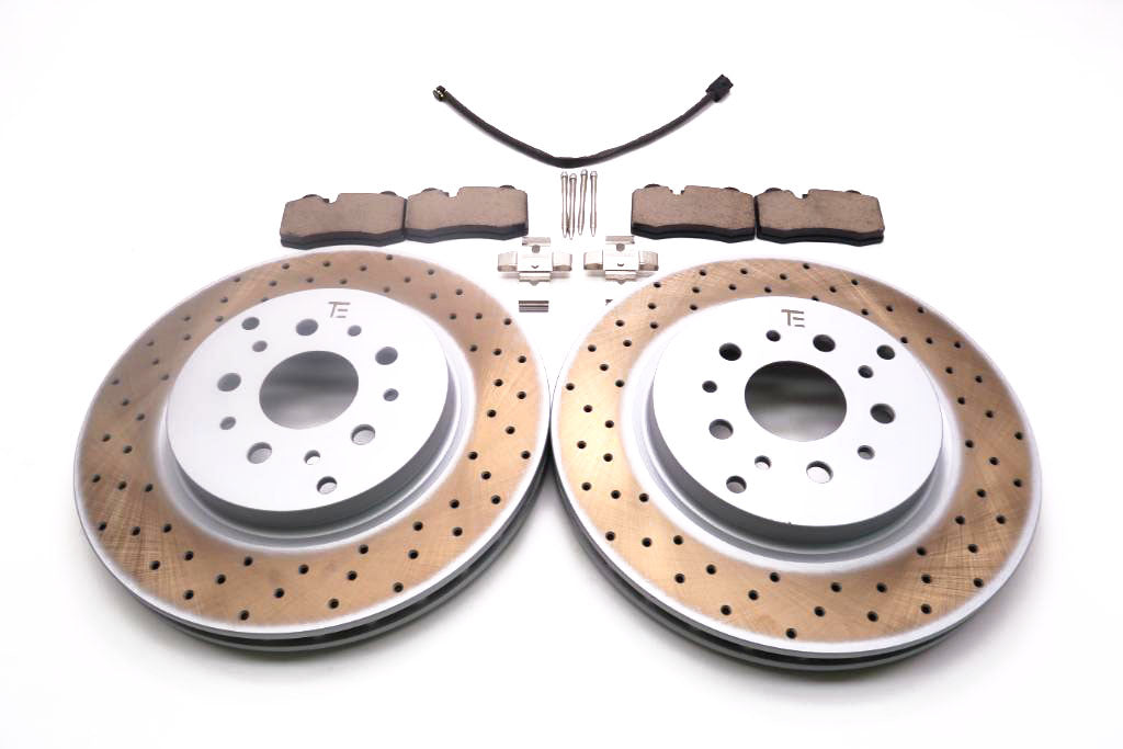 Maserati GranTurismo Gran Turismo Gt rear brake pads rotors TopEuro #2536