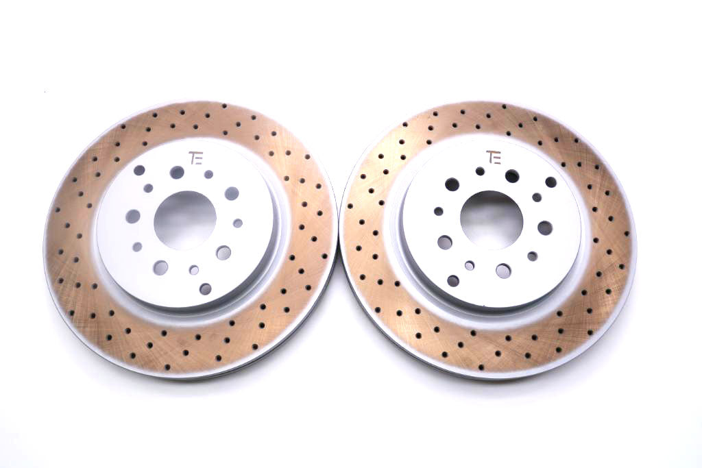 Maserati GranTurismo Gran Turismo Gt rear brake disk rotors TopEuro #2537