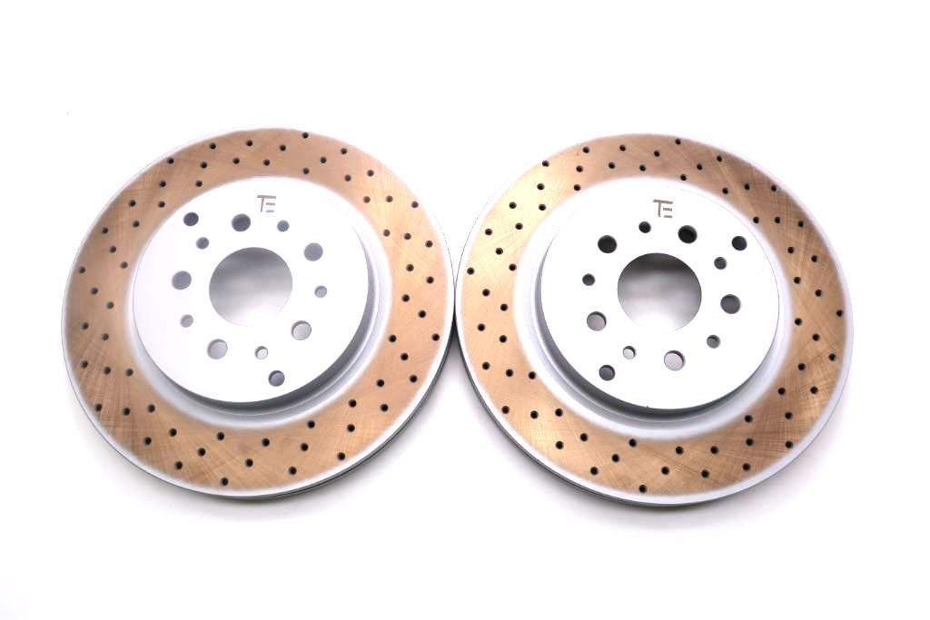 Maserati GranTurismo Gran Turismo Gt rear brake disk rotors TopEuro #2537
