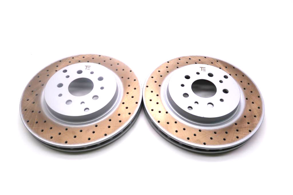 Maserati GranTurismo Gran Turismo Gt rear brake disk rotors TopEuro #2537