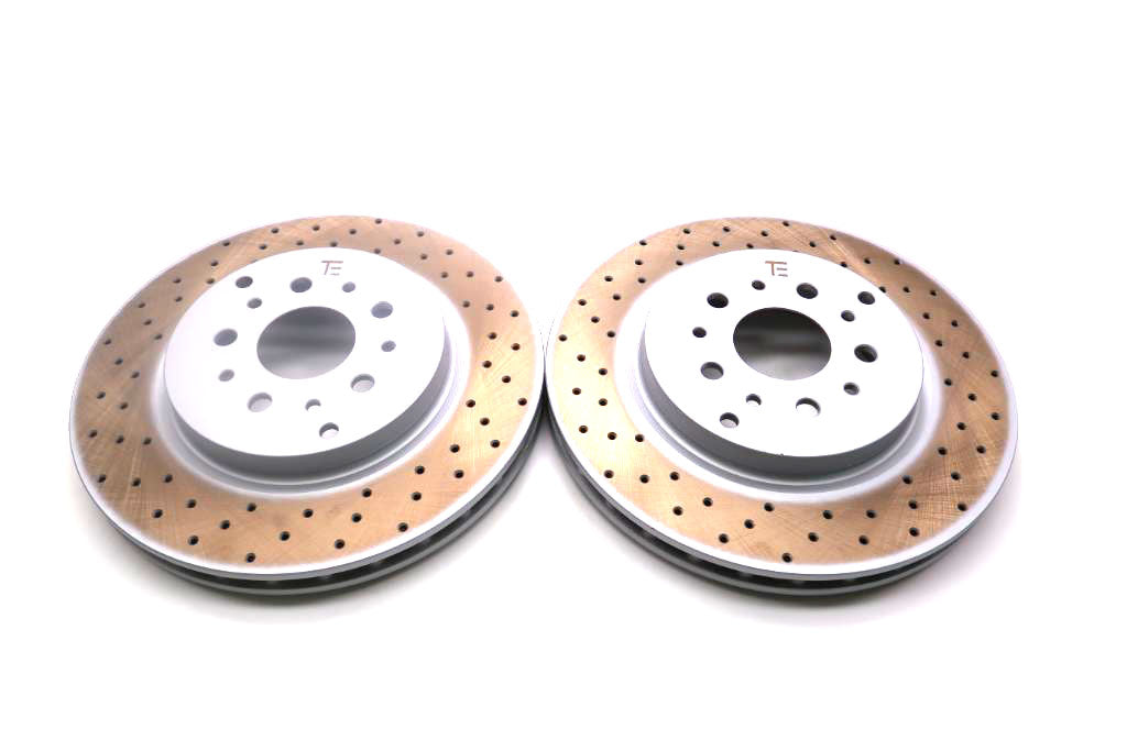 Maserati GranTurismo Gran Turismo Gt rear brake disk rotors TopEuro #2537