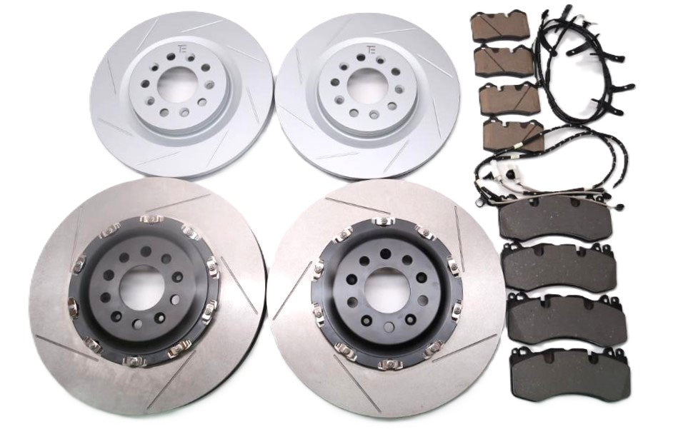 Aston Martin V8 Vantage front rear brake pads & rotors TopEuro #2611