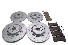 Load image into Gallery viewer, Mercedes E63 S AMG front rear brake pads &amp; rotors TopEuro #2622