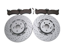 Mercedes E63 AMG S front brake pads & rotors TopEuro #2625