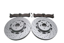 Load image into Gallery viewer, Mercedes E63 AMG S front brake pads &amp; rotors TopEuro #2625
