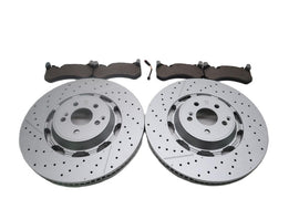 Mercedes E63 AMG S front brake pads & rotors TopEuro #2625