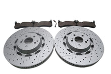 Load image into Gallery viewer, Mercedes E63 AMG S front brake pads &amp; rotors TopEuro #2625