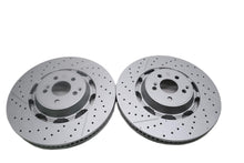 Load image into Gallery viewer, Mercedes E63 AMG S front brake disc rotors 2pcs TopEuro #2626