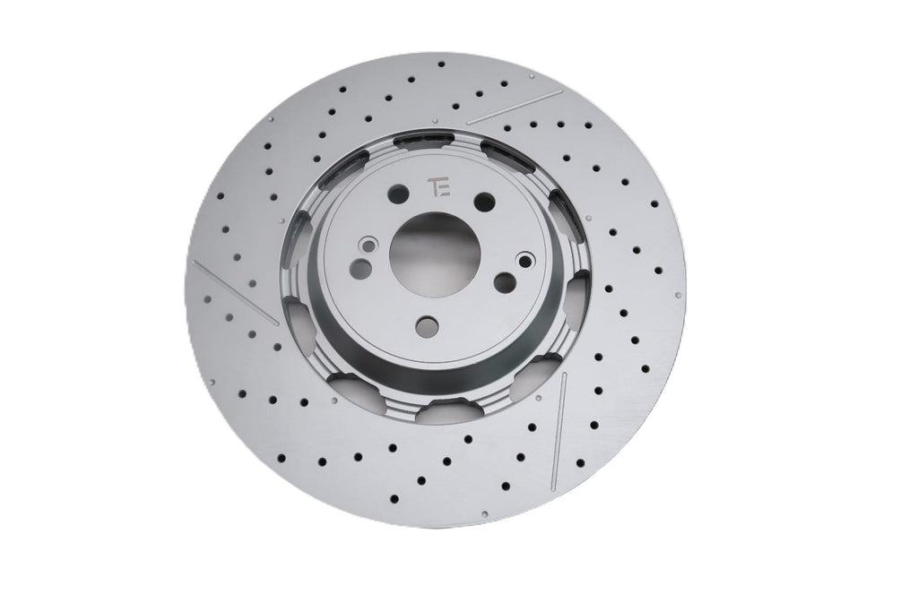 Mercedes E63 AMG S front brake disc rotors 2pcs TopEuro #2626