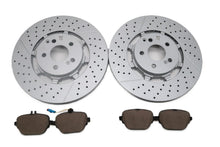 Load image into Gallery viewer, Mercedes E63 AMG S rear brake pads &amp; rotors TopEuro #2628