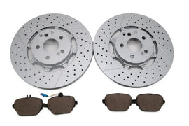 Mercedes E63 AMG S rear brake pads & rotors TopEuro #2628
