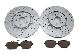 Mercedes E63 AMG S rear brake pads & rotors TopEuro #2628