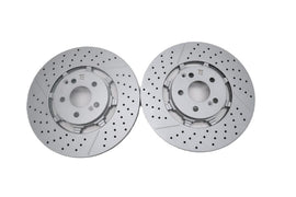 Mercedes E63 AMG S rear brake disc rotors x2 pcs TopEuro #2629