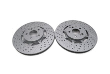 Load image into Gallery viewer, Mercedes E63 AMG S rear brake disc rotors x2 pcs TopEuro #2629