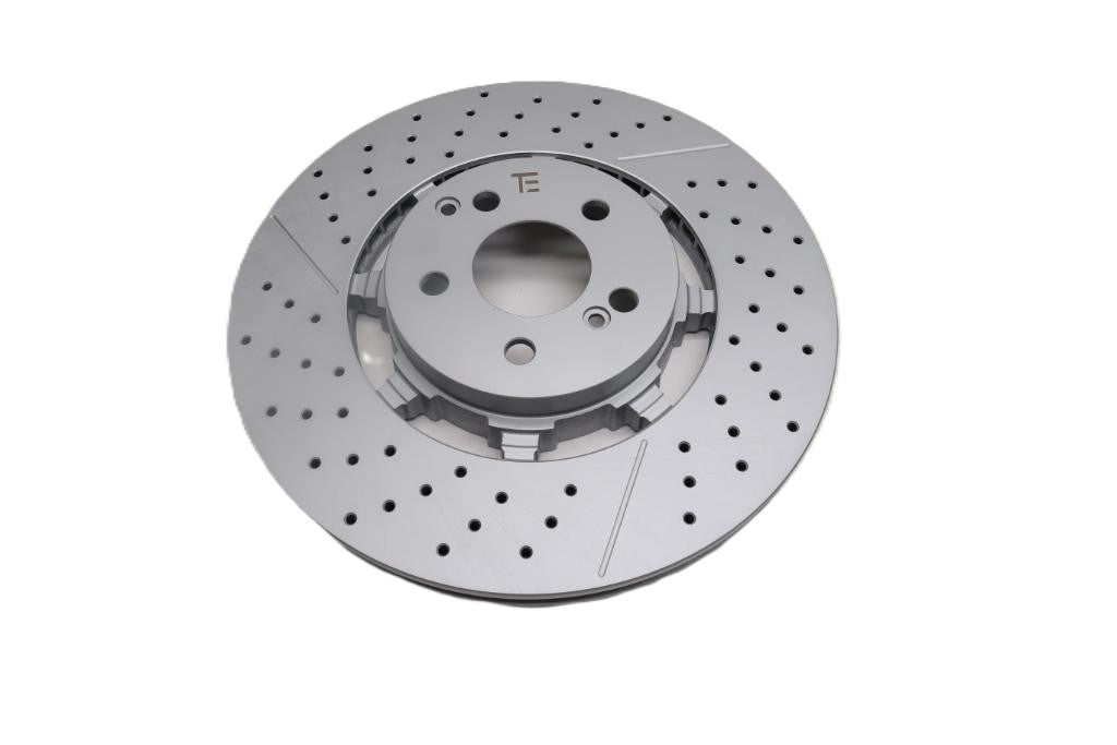 Mercedes E63 AMG S rear brake pads & rotors TopEuro #2628