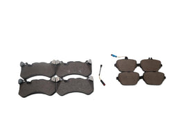 Mercedes E63 AMG S front rear brake pads low dust TopEuro #2631