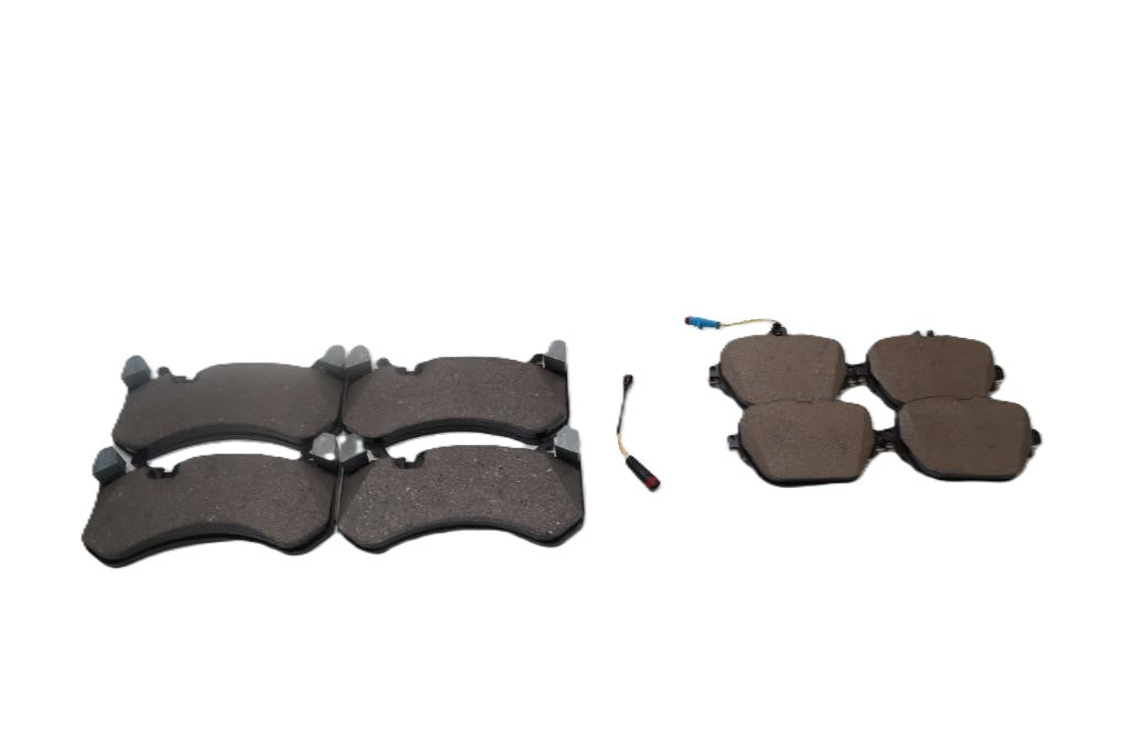 Mercedes E63 AMG S front rear brake pads low dust TopEuro #2631