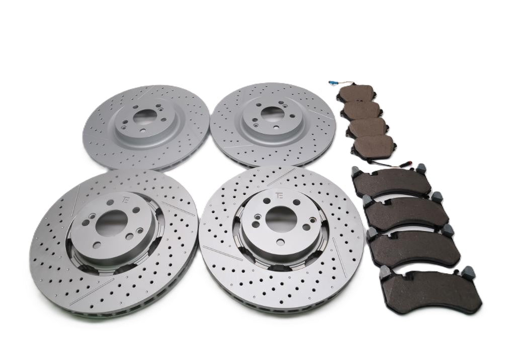 Mercedes Gt53 Amg front rear brake pads & rotors TopEuro #2634